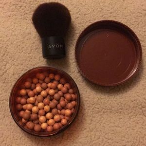 Avon Bronzing Beads with Brush Set